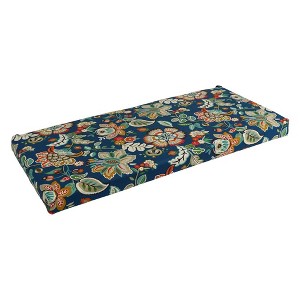 Blazing Needles, 45-inch by 19-inch Outdoor Spun Polyester Loveseat Cushion - 1 of 3