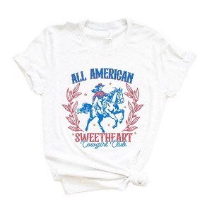 Simply Sage Market Women's All American Sweetheart Short Sleeve Graphic Tee - 1 of 3