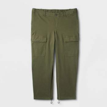Women's High-rise Barrel Leg Pants - Universal Thread™ Green 17