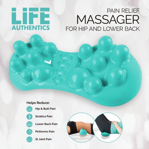 Life Authentics Piriformis Strecher Hip And Butt Pain Trigger Massager-  Helps With Sciatica Pain, Si Joint Pain And More