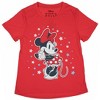 Womens Minnie Mouse The Stars are Bright Junior's Loose Fit T-Shirt - 2 of 3