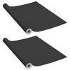 VidaXL Self-adhesive Furniture Films 2 pcs Black 196.9"x35.4" PVC - 2 of 4
