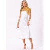 INSPIRE CHIC Women's Lace Stand Collar Pearl Button Short Sleeve Cropped Shrug - 2 of 4