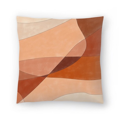 Burnt orange outlet decorative pillow