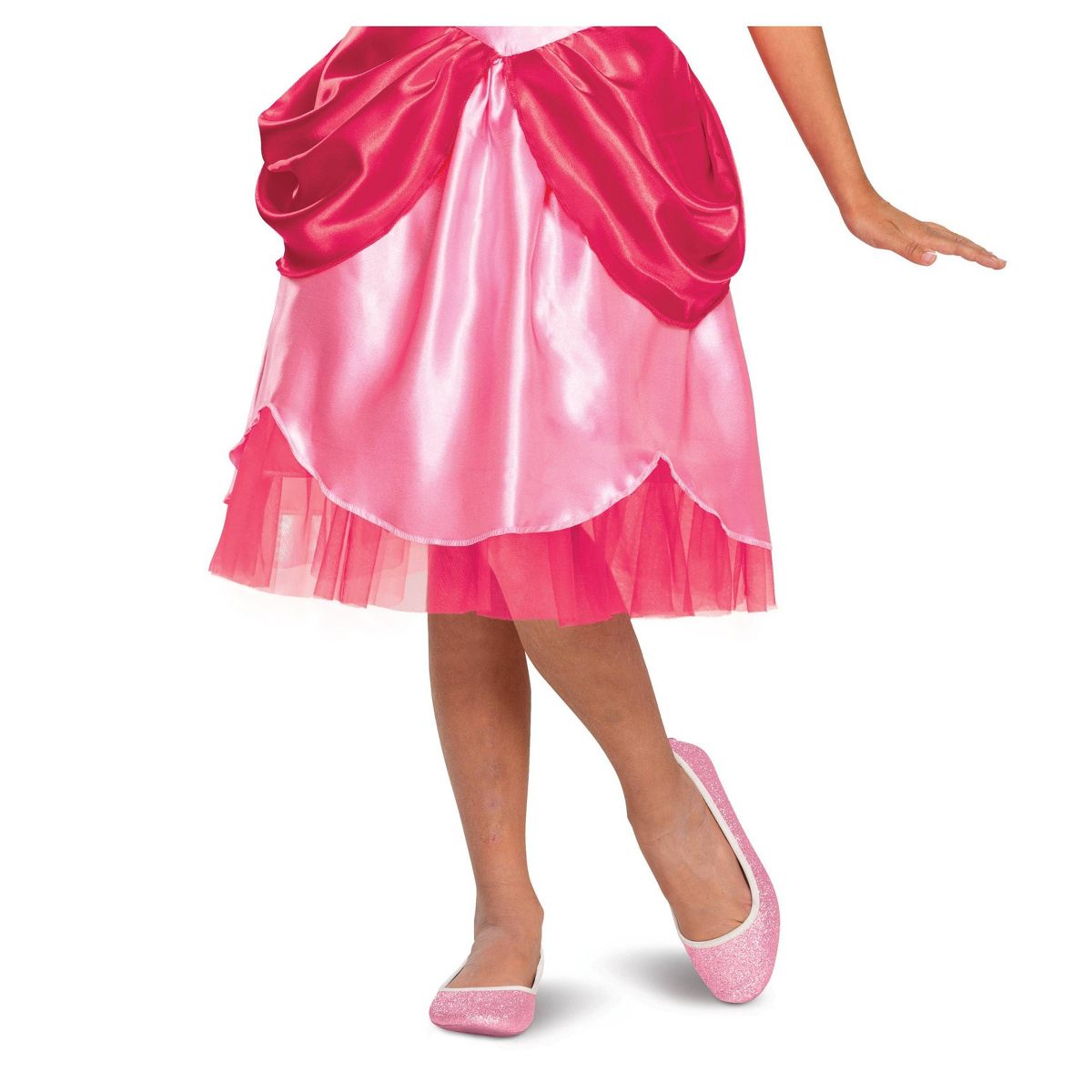 Nintendo Super Mario Princess Peach Kids' Halloween Costume Dress with Headpiece - thumbnail 6