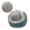 INSPIRE CHIC Gender Neutral Winter Outdoor Behind Hair Faux Coral Fleece Foldable Soft Warm Earmuff - 2 of 4