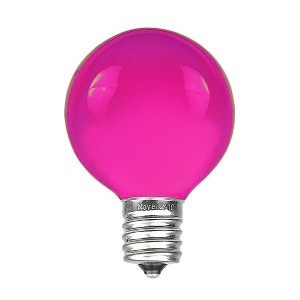 Novelty Lights G50 Globe Hanging Outdoor String Light Replacement Bulbs E17 Intermediate Base 7 Watt - 1 of 4