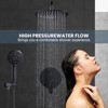 WOWOW  9-Spray Patterns with 1.8 GPM 10 in. Wall Mount Rain Fixed Shower Heads in - 2 of 4