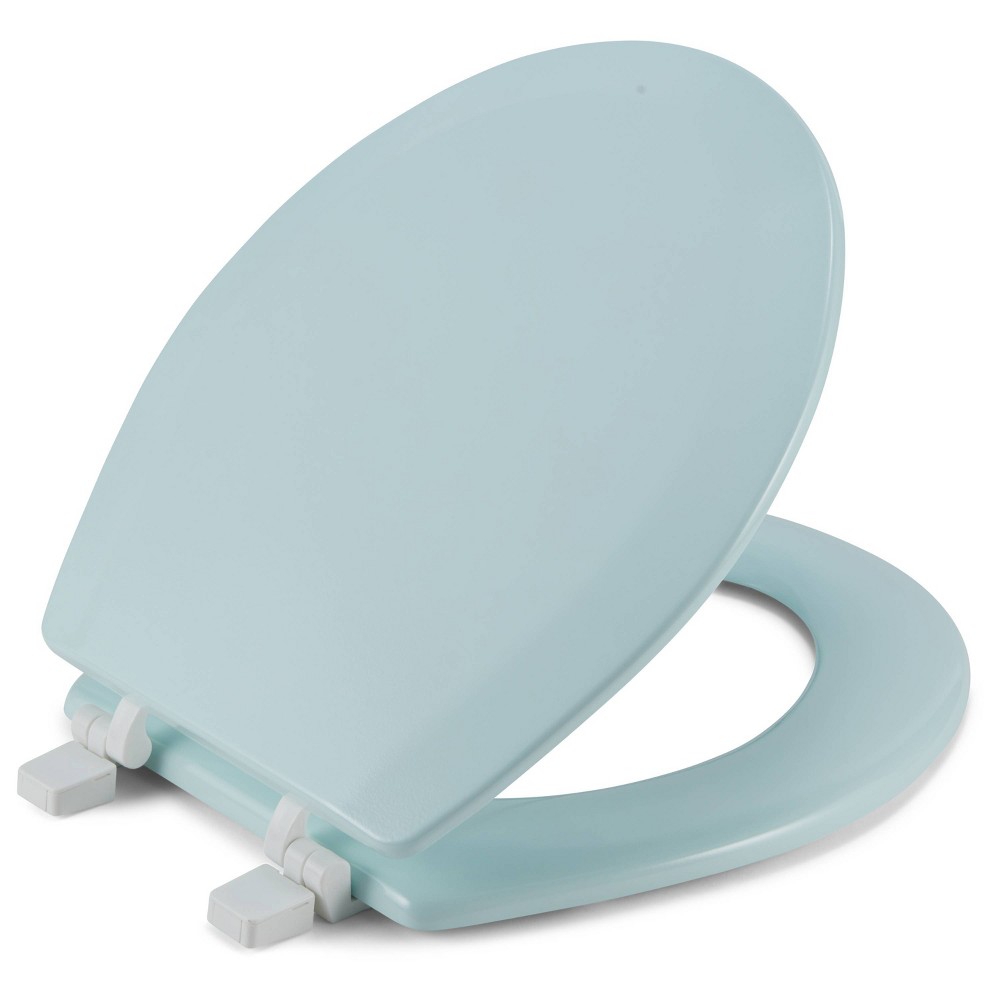 Photos - Product Round Wooden Toilet Seat with Beveled Edge Green - J&V TEXTILES