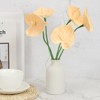 Unique Bargains Artificial Anthurium Lily Flowers for Home Decor 10 Pcs - 4 of 4