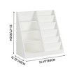 Kumasinova 2-In-1 Kids Bookshelf & Toy Storage Organizer,4-Tier Montessori Display Stand for Girls & Boys,Sturdy Wooden Frame Book Rack,White - 3 of 4