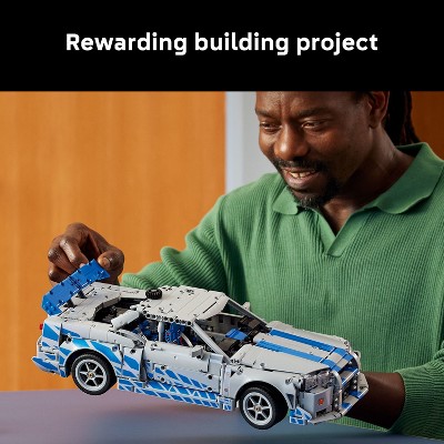 Детские конструкторы LEGO Technic 2 Fast 2 Furious Nissan Skyline GT-R R34 Car 42210 — фото 3
