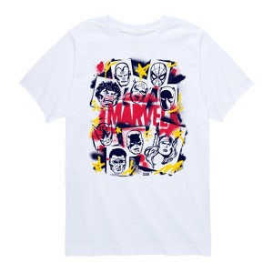 Boys' - Marvel - Avengers Airbrush Short Sleeve Graphic T-Shirt - 1 of 4