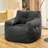 Hooseng Plush Bean Bag Chair for Adults, Comfy Lazy Floor Sofa with Backrest & Armrests, Lounge Accent Chair for Bedroom, Dorm, Living Room - 2 of 4