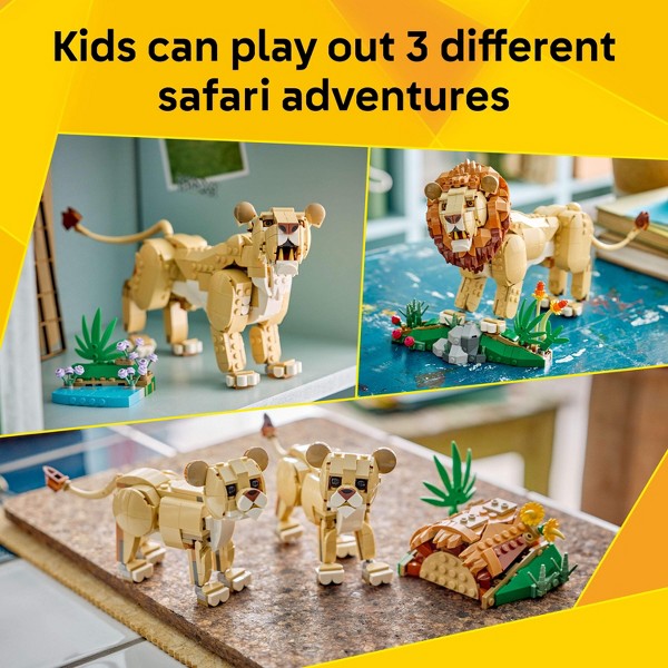 LEGO Creator 3 en 1 Animales Salvajes: León Majestuoso 31386 3
