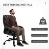 Vynxaria Big and Tall 400lbs Executive Office Chair with Wide Seat, Computer Desk Chair with High Back PU Leather Ergonomic - 4 of 4