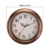 Unique Bargains Decorative Silent Non-Ticking Retro Country Wall Clock 12 Inch - 2 of 4