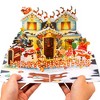 Paper Love Pop Up Christmas Card, 3D Decorated House, Gift for Christmas or Holidays - 5" x 7" - 3 of 4