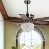 Korla 3 Light 52" Ceiling Fan - CLF1017 - Chrome - Safavieh - 3 of 4