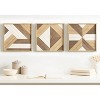 Kate & Laurel All Things Decor Ballez Wall Plaques: Tri-Tone, Nautical Decor, 14"x14" - 2 of 4