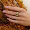 Ross-Simons 0.50 ct. t.w. Sapphire and .41 ct. t.w. Diamond Striped Ring in 14kt Yellow Gold Size 8 - 4 of 4