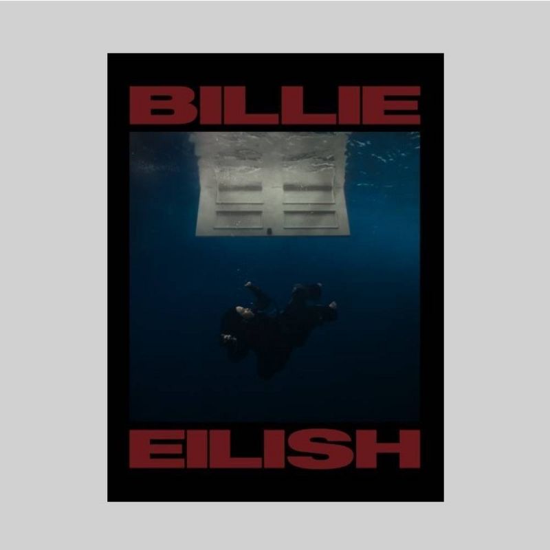 Women's Billie Eilish Album Cover Short Sleeve Graphic Boyfriend T-Shirt - Black, 2 of 3