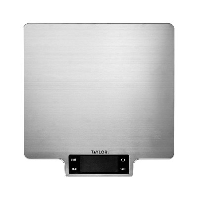 Taylor Digital Kitchen Glass Top 11lb Food Scale Black : Target