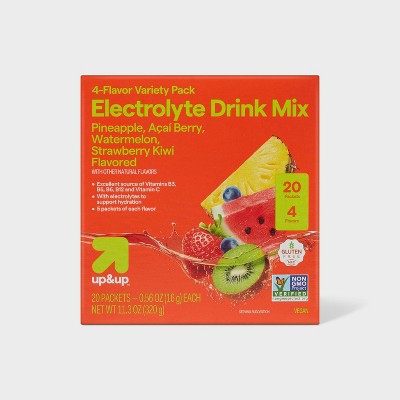 Hydration with Electrolytes Drink Mix - Variety Pack - 11.3oz/20ct - up&up™