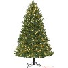Home Artificial Christmas Tree, 4.5Ft/6Ft/7.5Ft/9Ft Pre-Lit Christmas Tree, PE/PVC Tips, Easy Setup 3 Steps, Flame Retardant - 2 of 4