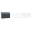 vidaXL Bird Cage Anthracite 416.5 x 103 x 142 cm Galvanized steel - 2 of 4