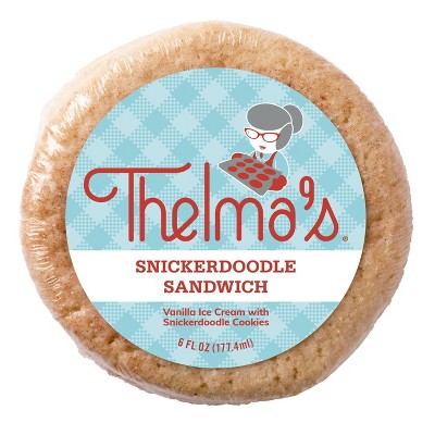 Thelma's Signature Snickerdoodle Ice Cream Sandwich - 6oz