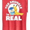 Women's - Pokémon - The Snuggle Is Real Pikachu and Piplup Short Sleeve Graphic T-Shirt - 2 of 4