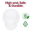 Smarty Had A Party 7.5" Clear Economy Round Plastic Salad Plates - 10 pcs - 4 of 4