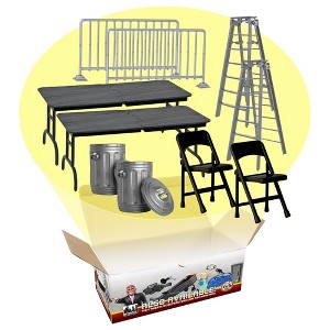 Wrestling Action Figure Accessory Set #2 for WWE & AEW Action Figures [Set of 10] - 1 of 2
