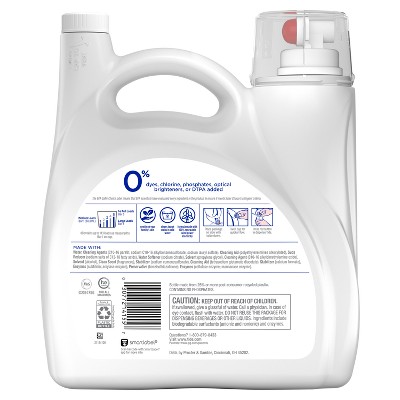 Tide Zero Soft Lavender HE Deep Cleaning Concentrated Liquid Laundry Detergent 113 Loads - 149 fl oz