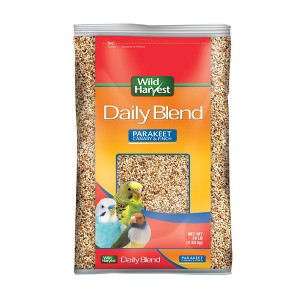 Wild Harvest Daily Blend Nutrition Diet Grain Flavor Parakeet, Canary and Finch Bird Dry Food - 10lb - 1 of 4