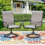 2pk Patio Swivel Rocking Chairs - Captiva Designs

