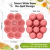 Prep Silicone Baby Food Freezer Tray with Clip-on Lid, 2oz x 10 Silicone Freezer Molds, BPA-Free Baby Food Storage - 2 of 4