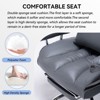 Efomao Desk Office Chair 400LBS, Big and Tall PU Leather Computer Chair, Executive Office Chair with Footrest and Lumbar Support (Dark Grey) - 4 of 4