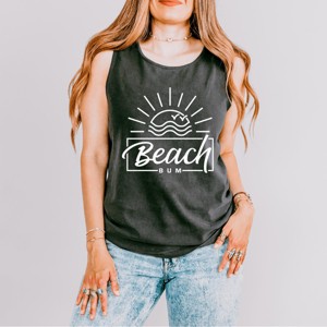 Simply Sage Market Beach Bum Sun Garment Dyed Tank - 1 of 2