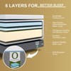 MUUEGM 12” Gel Memory Foam Mattress| Medium Firm Mattress for Cool Sleep & Pressure Relief, CertiPUR-US Certified - 2 of 4