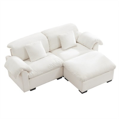 Dexmalle 2 Seater Deep Seat Cloud Like Sectional Couch