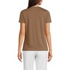 Lands' End Women's Relaxed Supima Cotton V-Neck T-Shirt - 2 of 3