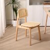 Nordlys Set of 2 Solid Wood Dining Chairs Exotic Boho Dining Room - 2 of 4