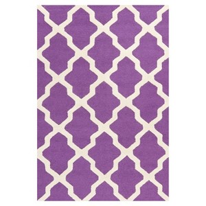 Maison Textured Area Rug - Purple/Ivory (4