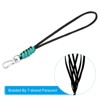 Unique Bargains Braided Wrist Polyester Keychain Wallets Badge Lanyard with Hook - 3 of 4