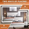 Vanity Mirror with Lights, LED Makeup Mirror with Dimmable 3 Color Modes, Touch Screen Control, Square White Design - 4 of 4