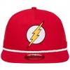 Adult The Flash Logo Red Colorway New Era Adjustable Golfer Rope Hat - 2 of 4