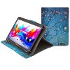 LINSAY 10.1"Octa Core  256GB Storage Android 15 Tablet with Flowers Marble Case - 2 of 3