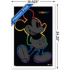 Trends International Disney Mickey Mouse - Rainbow Outline Framed Wall Poster Prints - 3 of 4
